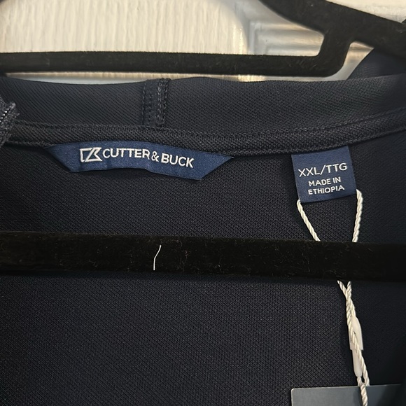 Chicago Bears Cutter & Buck Women's Half-Zip 3/4 Sleeve Pullover Hoodie - Picture 3 of 8